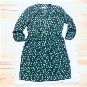 Tropical Palm Tree Novelty Print Dress